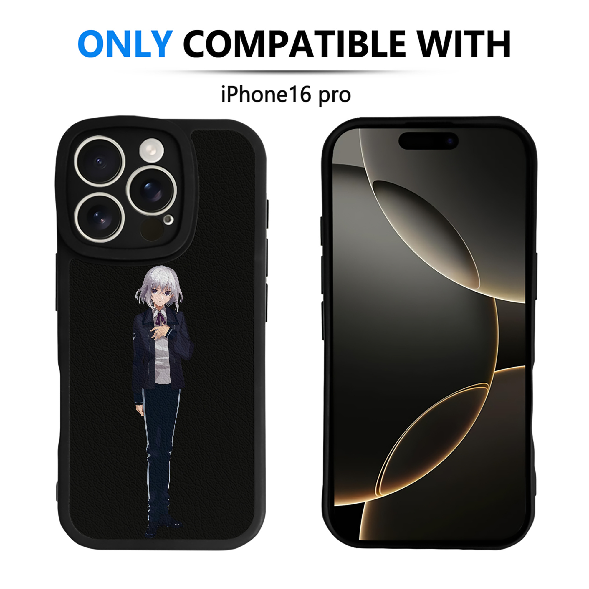 （画像用） 刀剣乱舞 Touken Ranbu 【iPhone 16シリーズ対応】シリコンスマホケース（レザー調） 材質：シリコン
